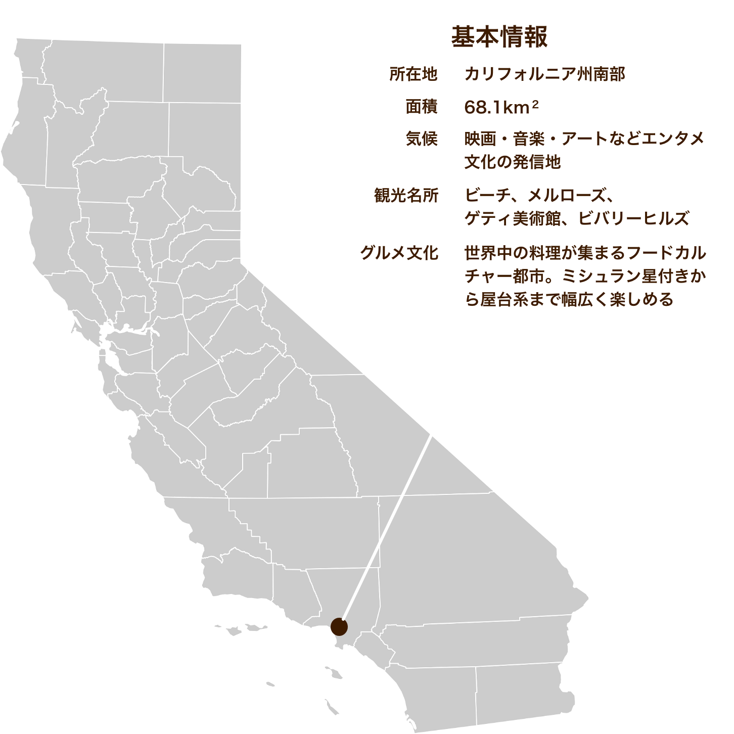 ロサンゼルス 基本情報と地図